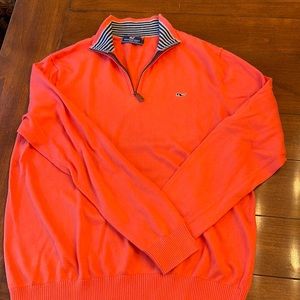 Vineyard Vines Men’s orange Sweater Size Medium